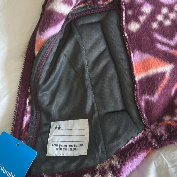 Columbia Kids' Patterned Fleece Jacket - NWT - Picture 7 of 10